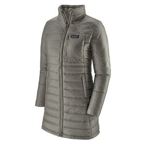 Patagonia Radalie Parka Jacket Coat Women's Large Silver